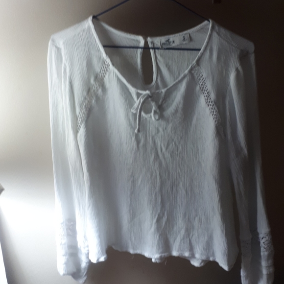 Hollister white summer blouse - Picture 1 of 5